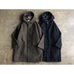 BASISBROEK (バージスブルック) 『CIRCUS』 Oversized Melton Hooded Coat