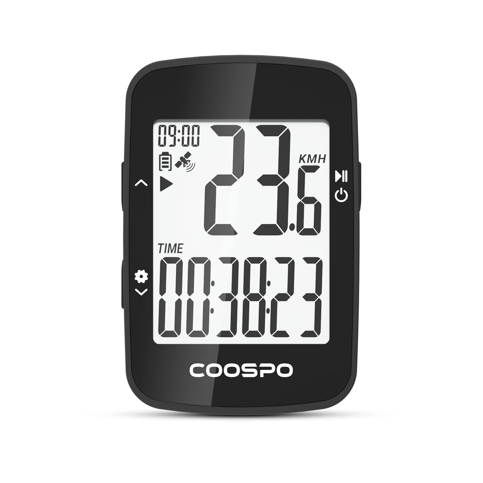 【特価処分】COOSPO サイクルコンピュータ GPS サイコン 無線 サイクリングコンピュータ ワイヤレス 自転車スピードメーター バッテリー内臓 アプリ対応 IPX7級防水 2.3インチディスプレイ Strava同期 速度計