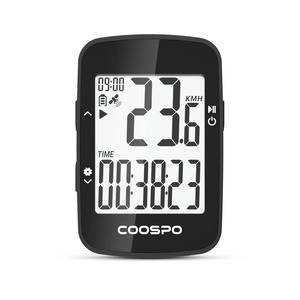 【特価処分】COOSPO サイクルコンピュータ GPS サイコン 無線 サイクリングコンピュータ ワイヤレス 自転車スピードメーター バッテリー内臓 アプリ対応 IPX7級防水 2.3インチディスプレイ Strava同期 速度計