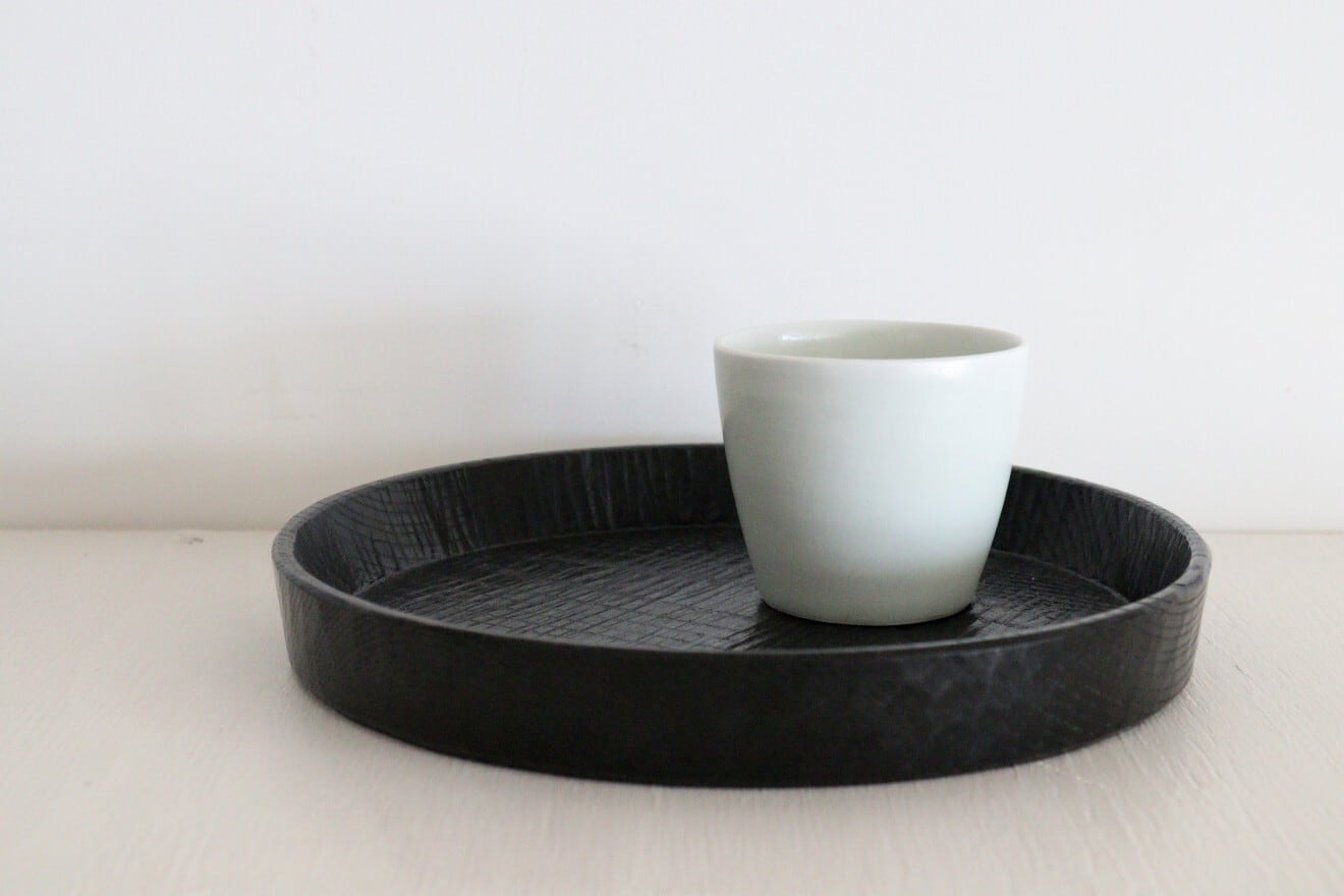 cava craft 丸盆(拭き漆仕上げ)