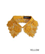 【直営限定ITEM】パール×フラワーレースフェイクカラー (YELLOW) CQ-48506H