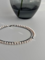 Pearl ×  Terahertz Necklace［SSN033］