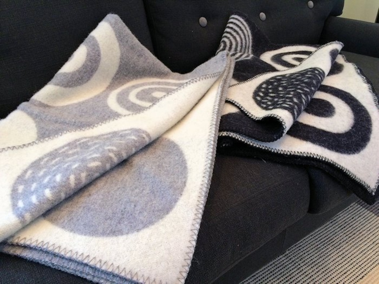 KLIPPAN ウールハーフブランケット（キャンディ）