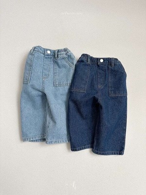 【予約】atomeme  Honey bee fatigue denim