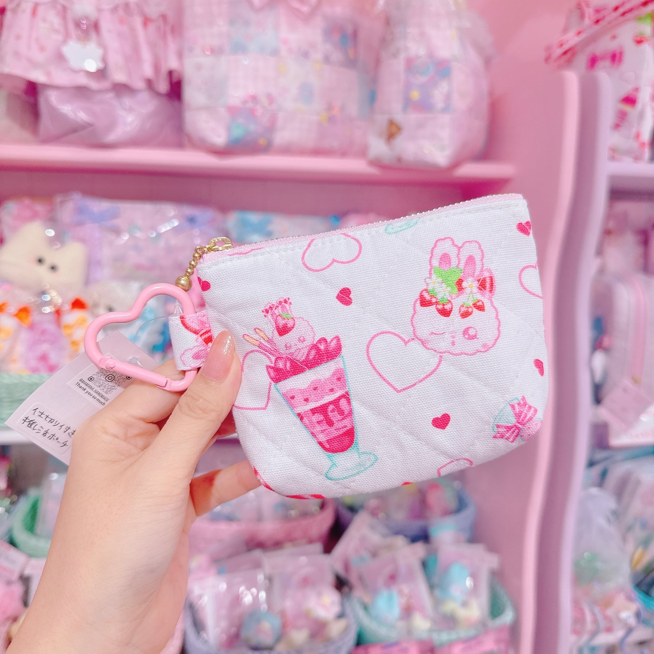 【N4】50-4クリア窓付き推し活ポーチ