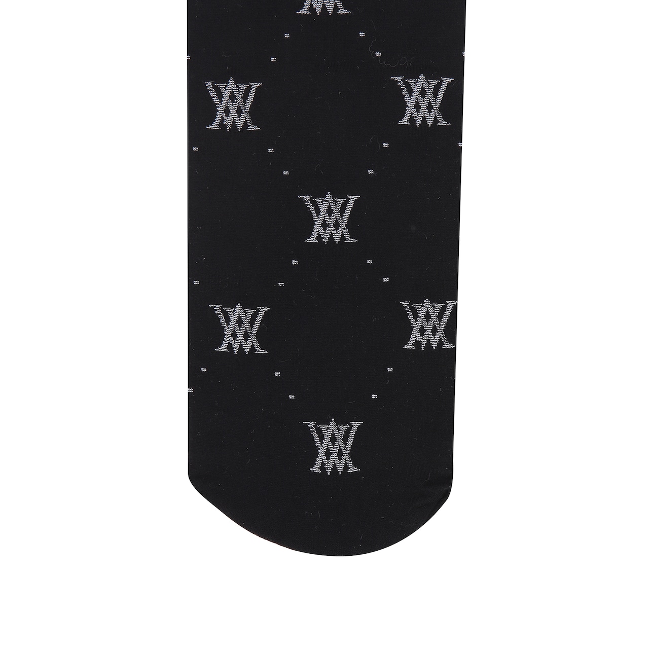 (W) MONOGRAM LOGO KNEE SOCKS [サイズ: F(AGEUWSC07BKF)] [カラー: BLACK]