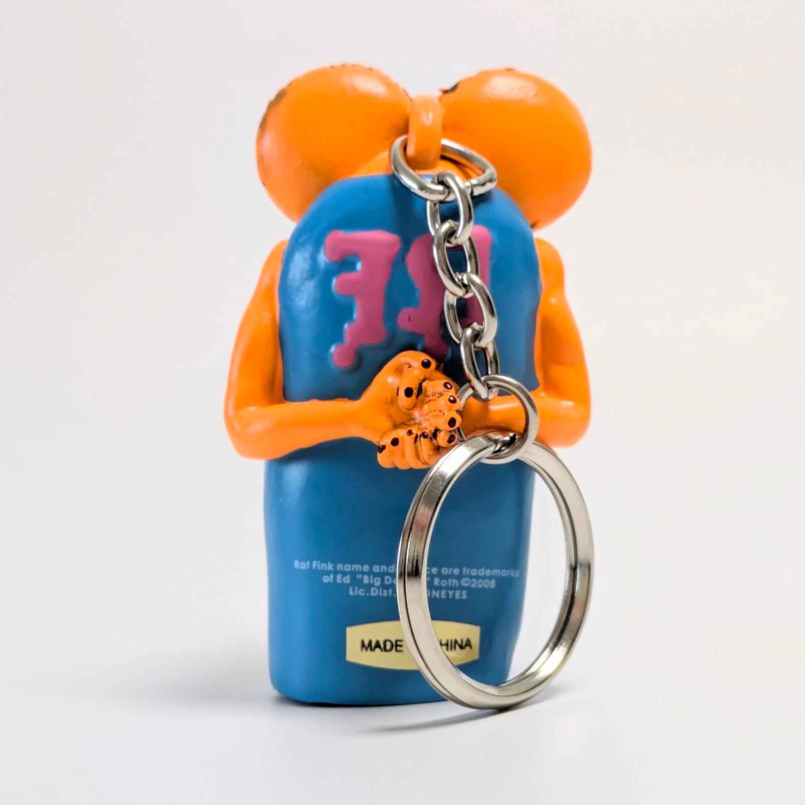 【 RAT FINK( ラットフィンク )】 Lighter Cap KeyHolder ( ライターキャップキーホルダー ) 〚アメリカン雑貨 アメトイ〛