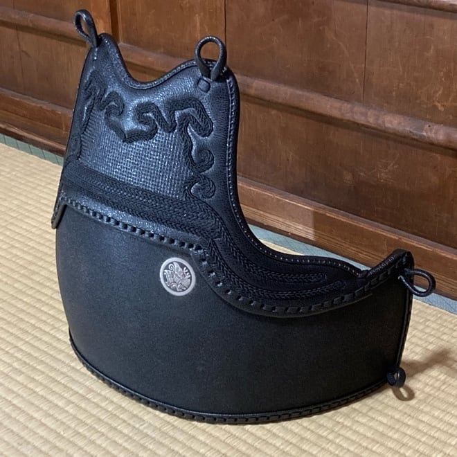 京都昇龍堂製胴台使用 竹胴60本 黒乾漆 国産クロザン胸 胴単品