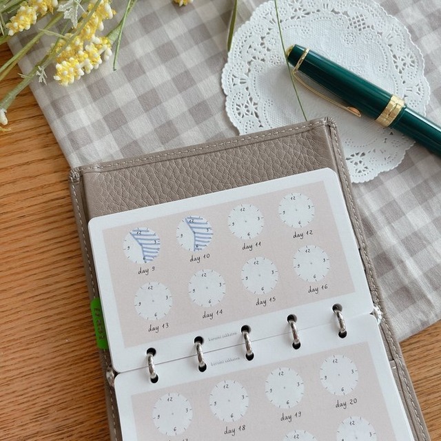 マイクロ5サイズ/マンスリー時計リフィル