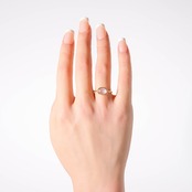 【12号】ムーンストーン リング（プチ）