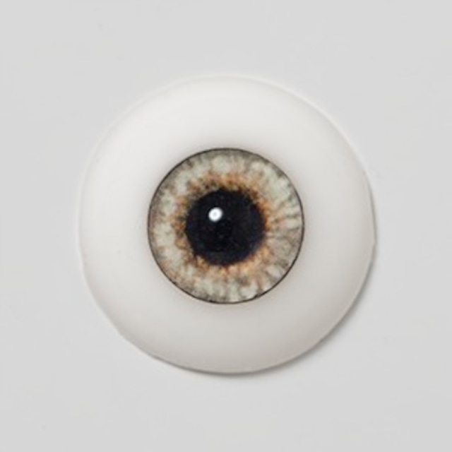 Silicone eye - 15mm Silver Fox