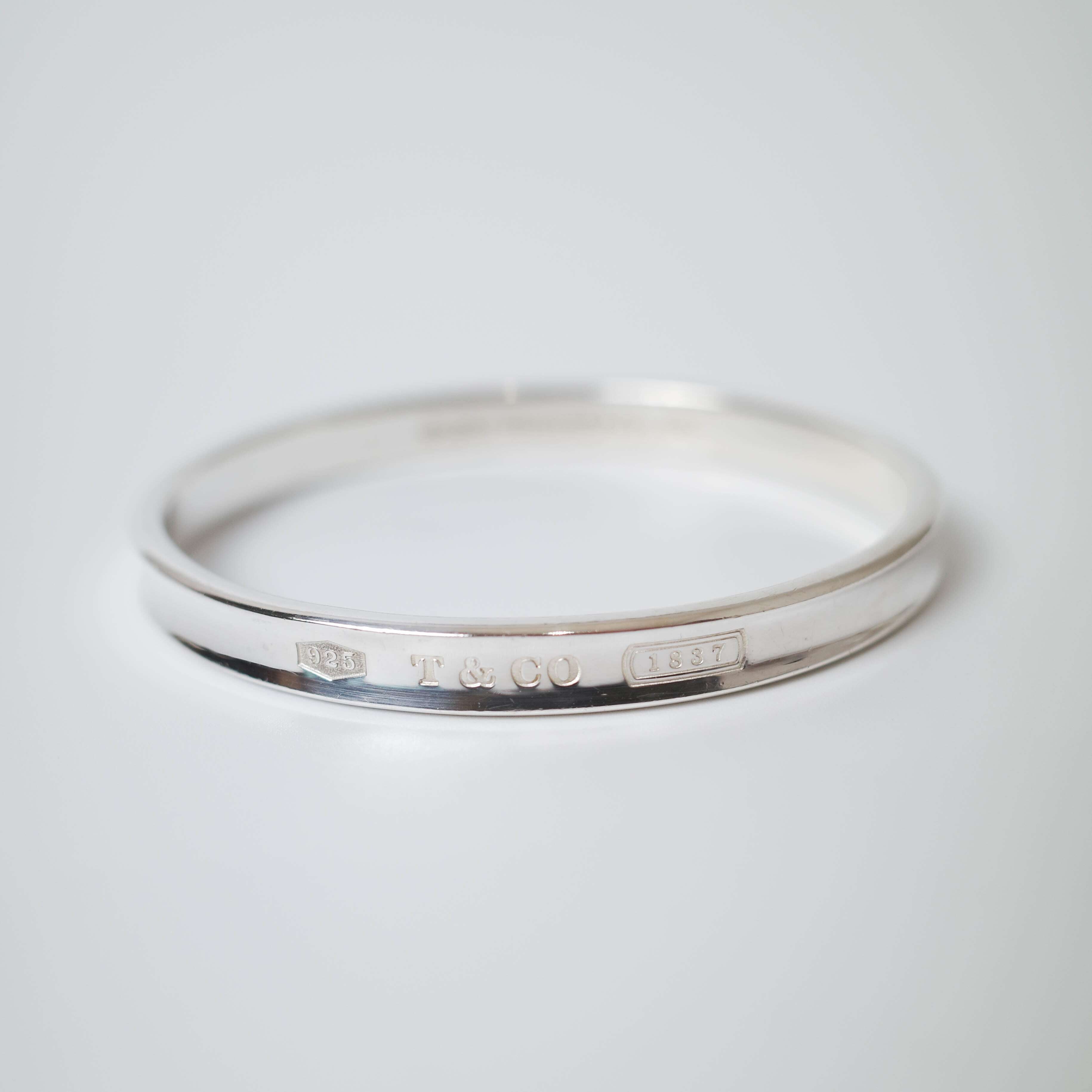 [USED] TIFFANY 90S～ 1837 SILVER BANGLE