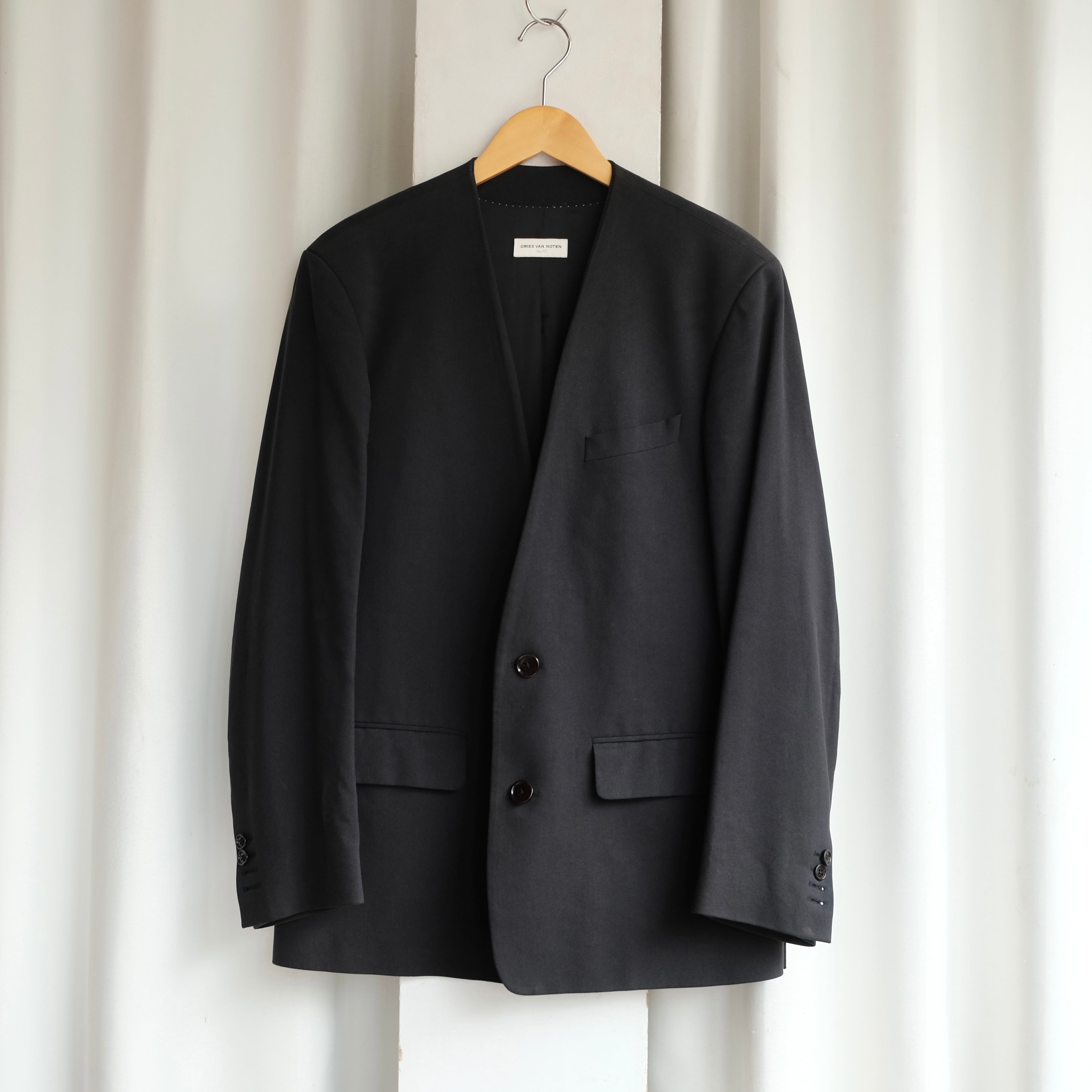 ジャケット・アウター DRIES VAN NOTEN DRIES VAN NOTEN 18SS NO COLLAR JACKET | safarionline