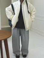 【新作5％OFF・3日間】Casual Padding Jumper_2colors