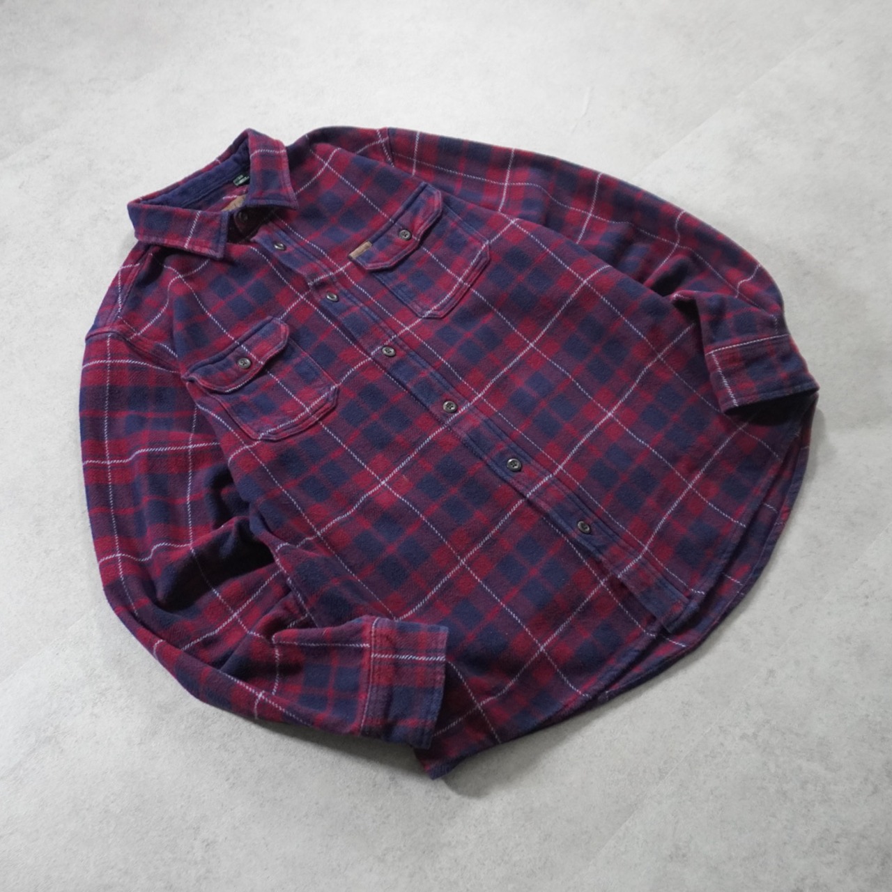 ORVIS heavy flannel shirt L 古着 - 2