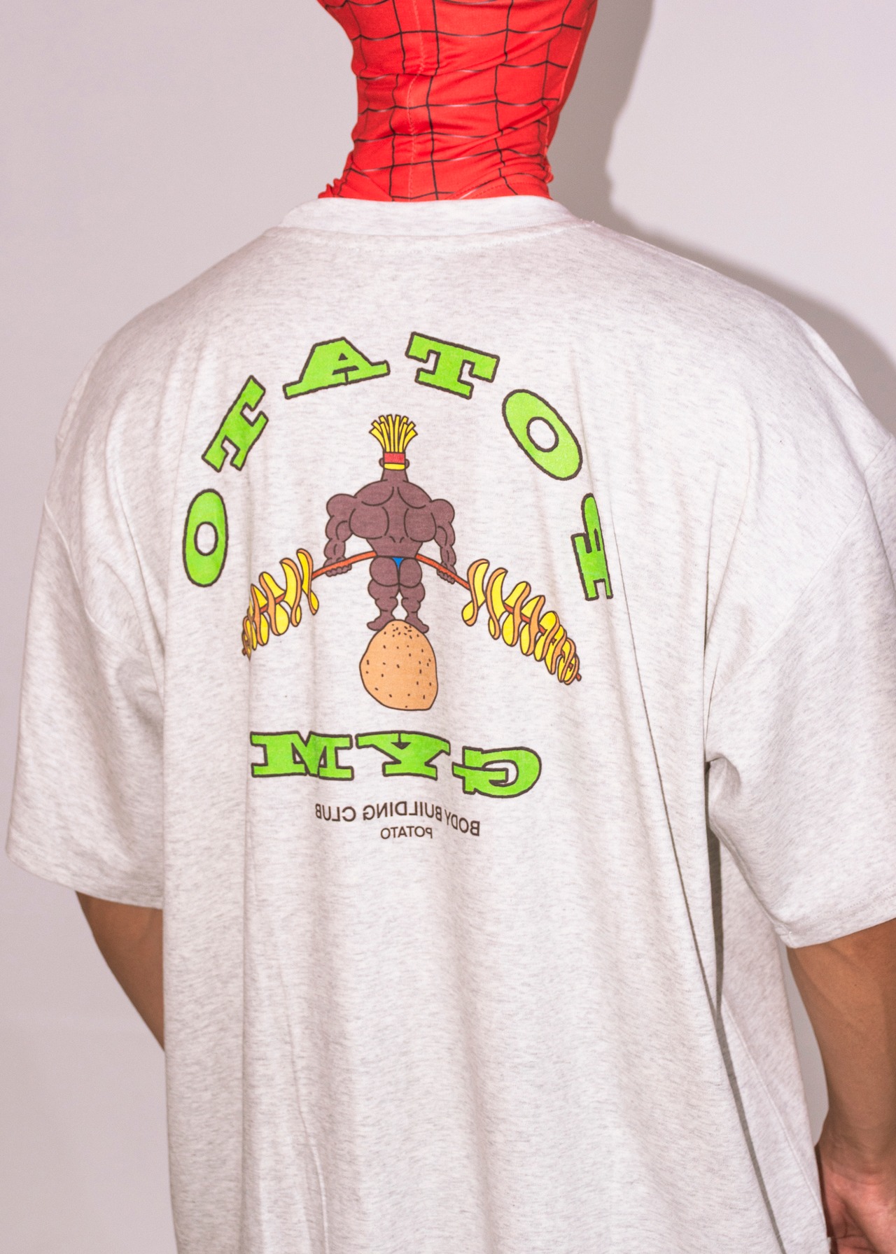 ポテトジムTシャツ アッシュ