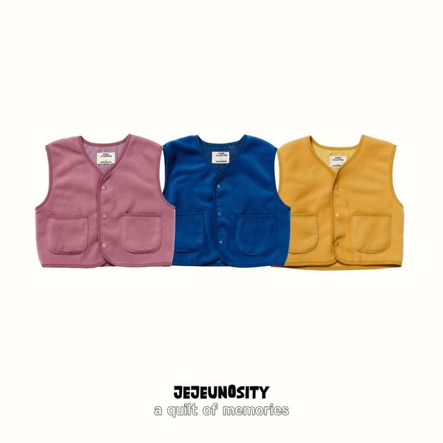 【取寄】jejeunosity｜mondrian vest｜モンドリアンベスト｜XS-JM｜kids&jr｜26 autumn