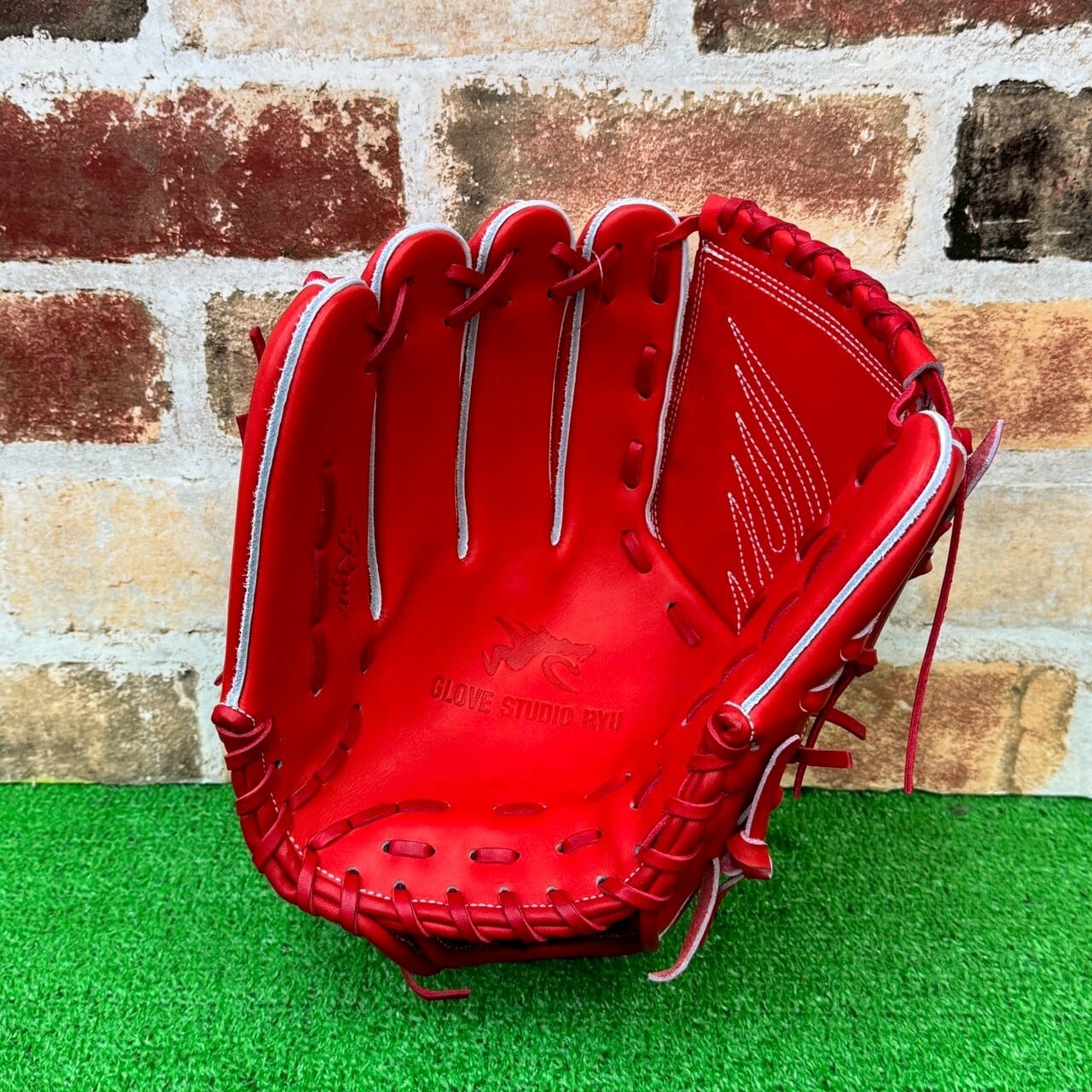 新品　硬式　投手用グローブ　高校野球対応 限定】glove studio RYU 硬式グローブ 103型 投手用 Pオレンジ 高校