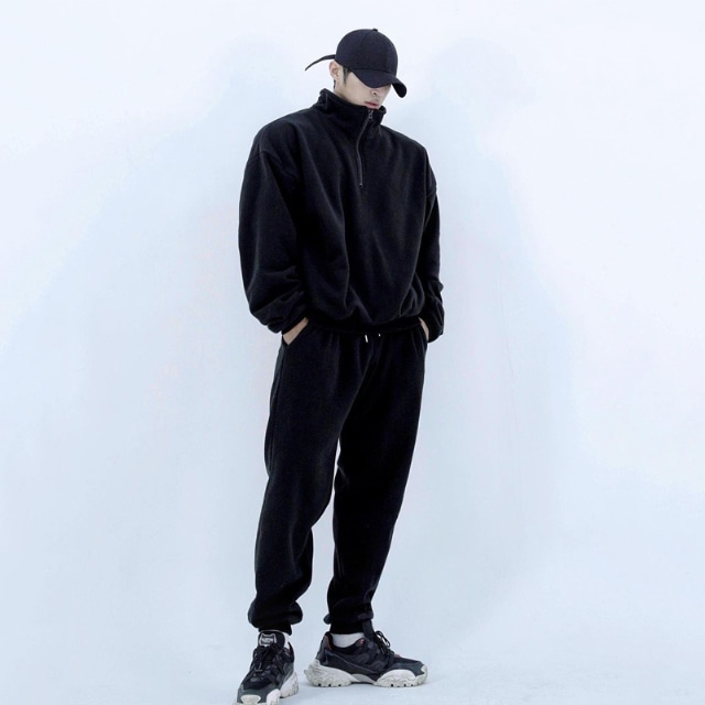 yosaウェア ハーフジップ 上下セット（セール】【URGE：】袖開き 