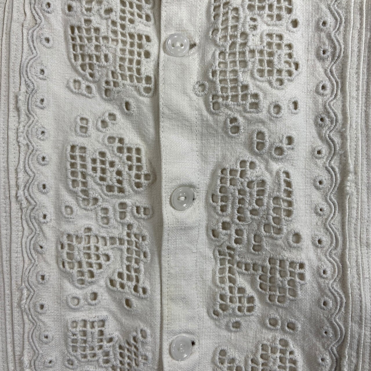 アンティーク　ルーマニアブラウス 1900年代初頭 希少 ルーマニア刺繍×西欧仕立て アンティーク ブラウス