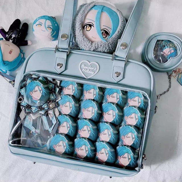 SEASONZ 痛バッグ 推し活 ライブ参戦 ショルダー クロスボディ ハンドバッグ 大容量