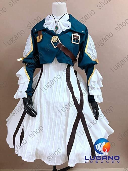 K4782 ヴァイオレット.エヴァーガーデン 風 コスプレ衣装 cosplay