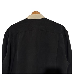 90's  NAT NAST BI-COLOR SILK SHIRT
