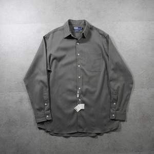 【DEAD STOCK】Polo by Ralph Lauren SILK COTTON shirt "MARLOWE" L 古着