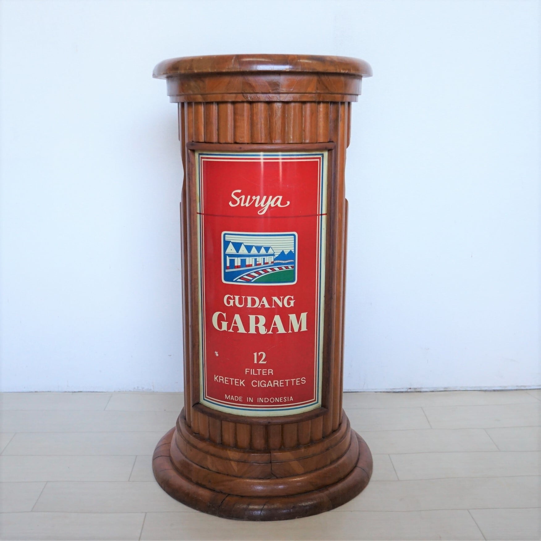 GARAM 木製の大きなスタンド灰皿 純喫茶家具の村田商會 灰皿3点セット 純喫茶 当時物