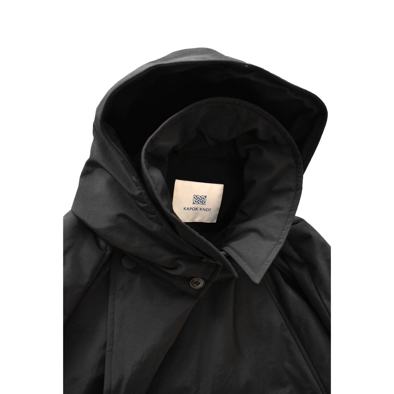 KAPOK KNOT / KAPOKDOWN PONCHO COAT / カポックダウン ポンチョコート