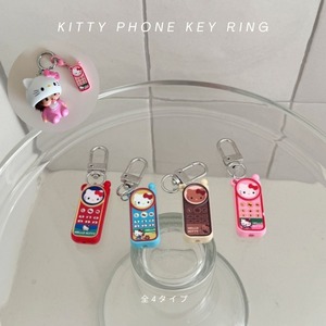 kitty phone key ring【 4color 】No.Z016