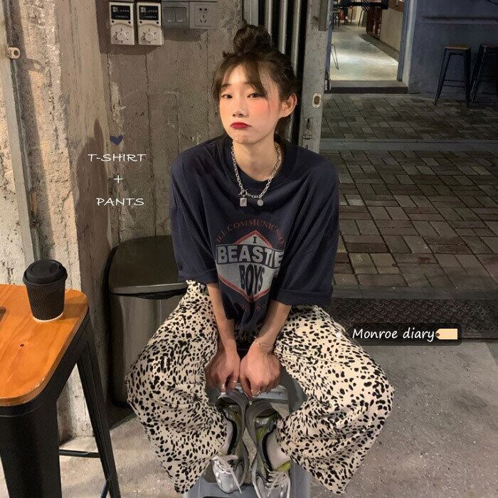 グレーTシャツ シャツ ルーズサマーカジュアルトップス 夏物 モンロー98887864305