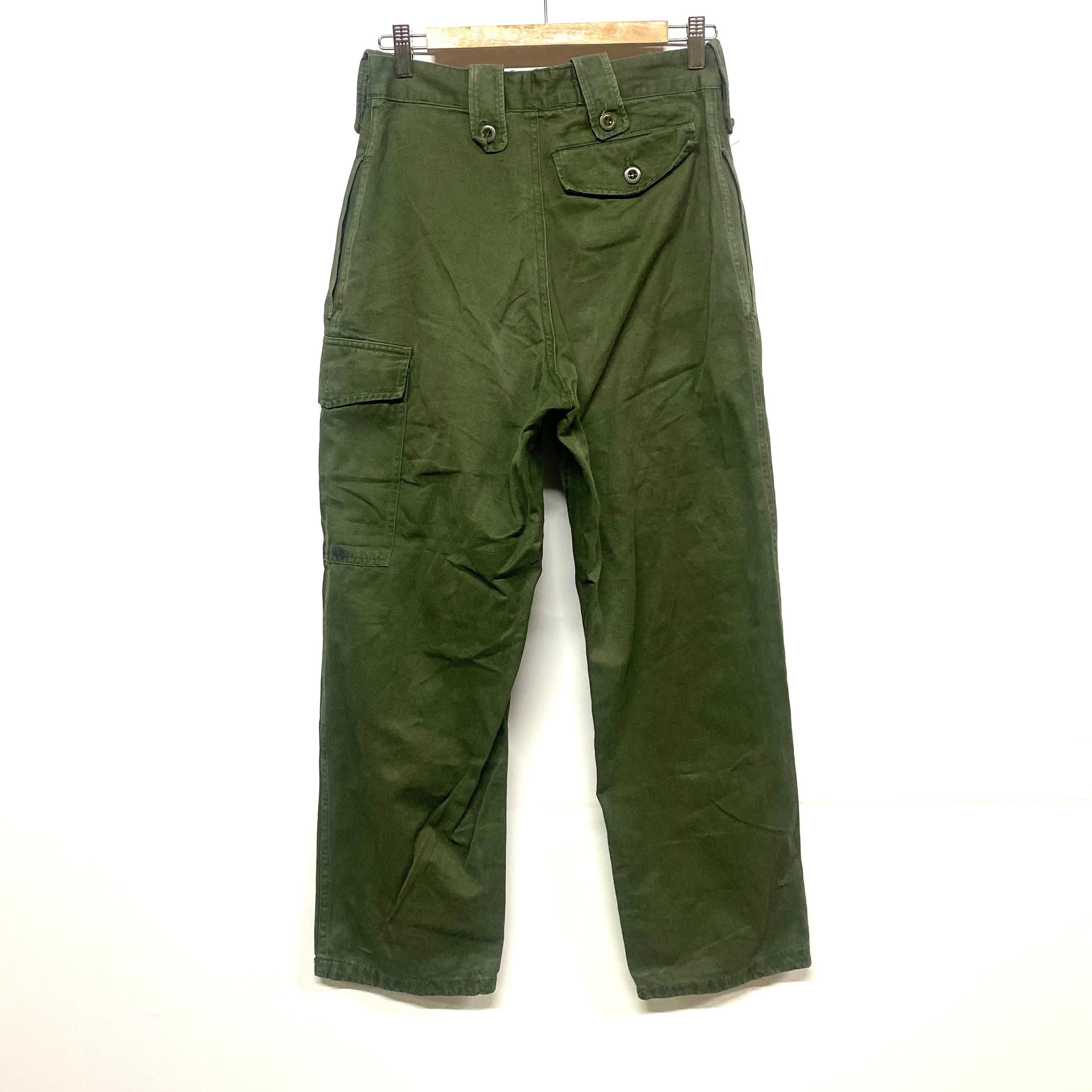 70年代 ベルギー軍 フィールドパンツ カーゴパンツ ヴィンテージ メンズW28 古着【ロングパンツ】 | cave 古着屋【公式】古着通販サイト