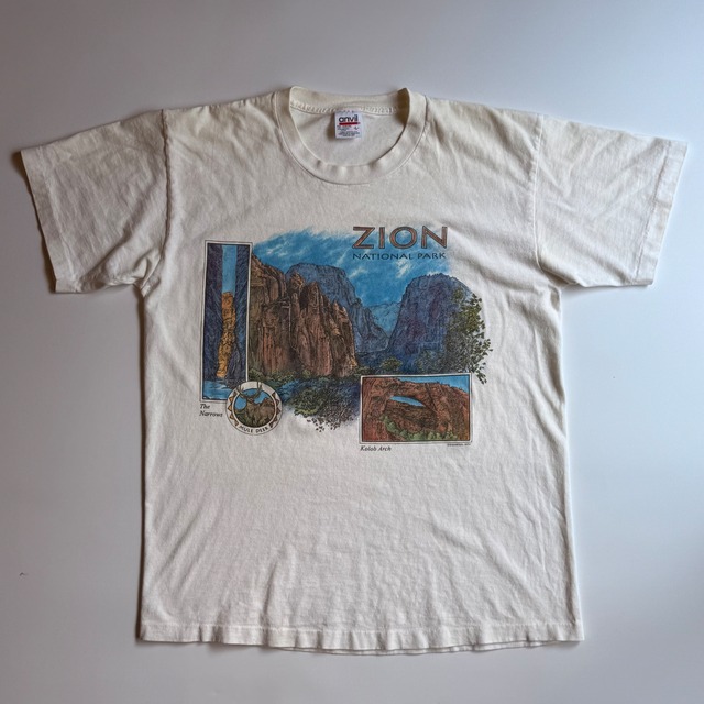 USA製 “ZION NATIONAL PARK” Souvenir T-Shirt made in USA