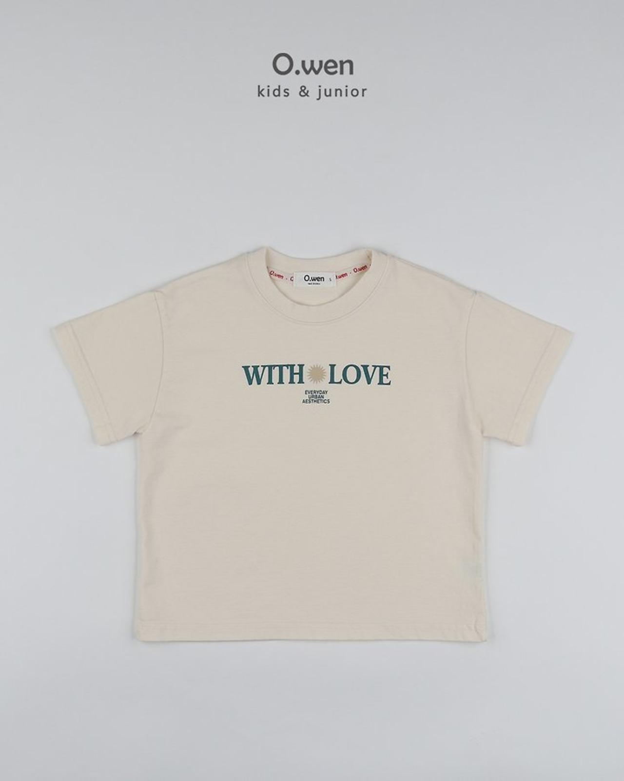 [O.wen] Withlove Short sleeve T-shirt (adult) / [오웬] 위드러브반팔티 (adult)