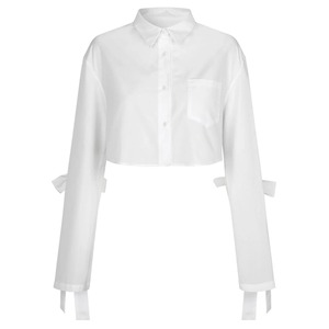 CECILIE BAHNSEN　VINH COTTON SHIRT　WHITE