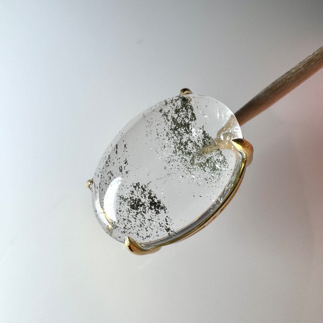 B様 11/4 no.D5 原石からお仕立てしたガネーシュヒマール ペンダントトップ兼ブレスチャーム