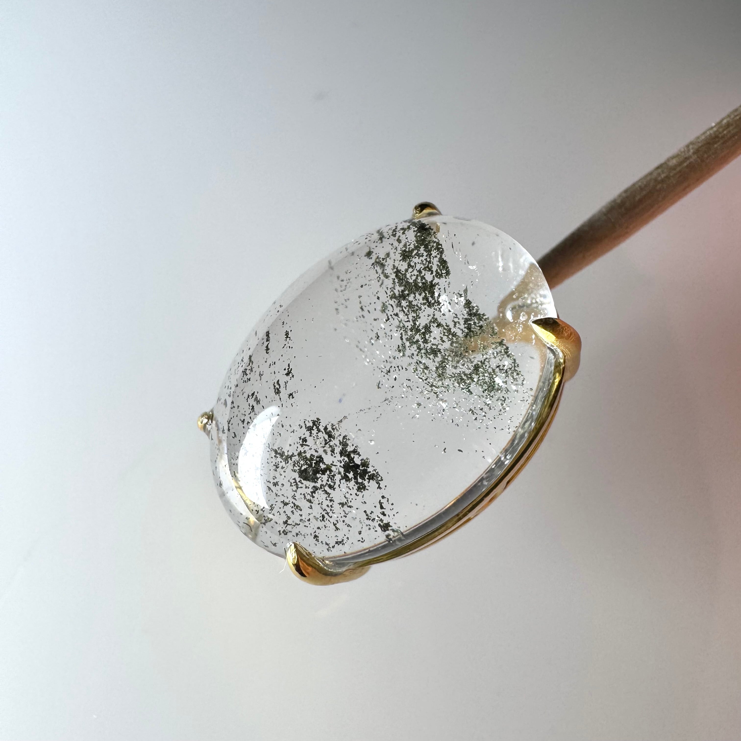 B様 11/4 no.D5 原石からお仕立てしたガネーシュヒマール ペンダントトップ兼ブレスチャーム