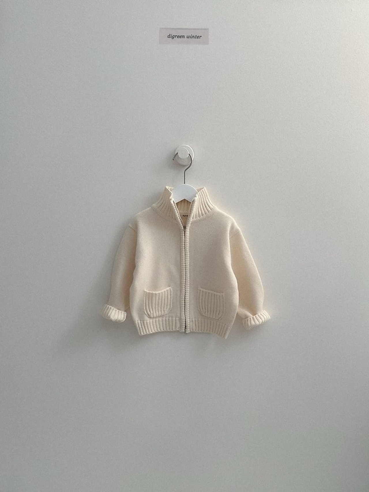 〖取寄〗韓国子供服 / 26winter / Digreen / ロエルニットジップアップ / キッズ / 冬服 *S~2XL*