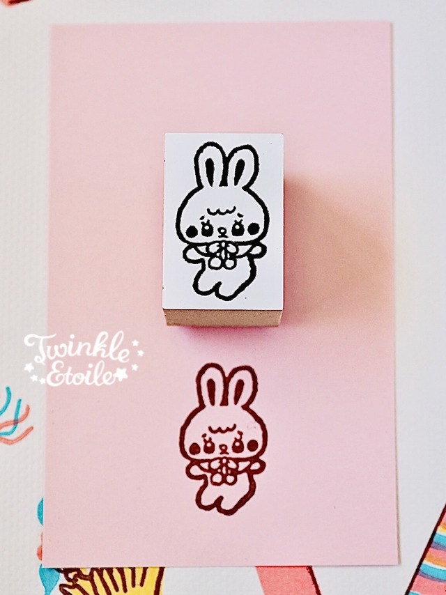 スタンプ　うさちゃん