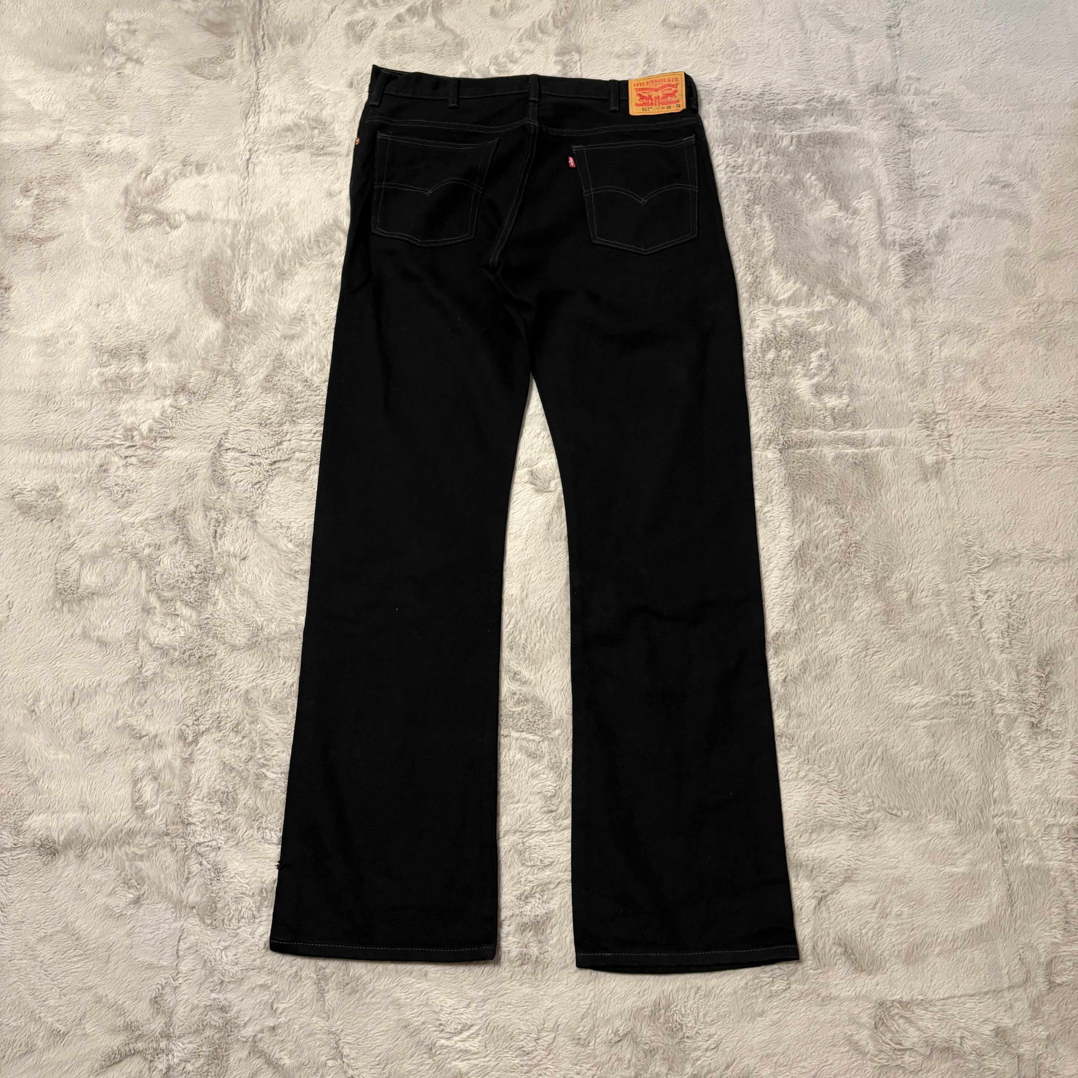 Levis デニムパンツ 517 ブーツカット ブラック W38 L36 | 古着屋hunky
