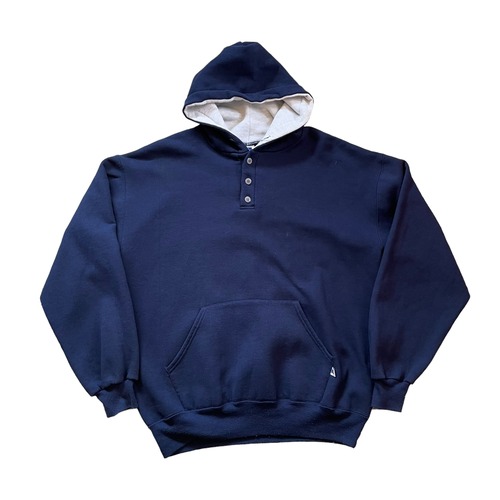 90s RUSSELL ATHLETIC half button hoodie