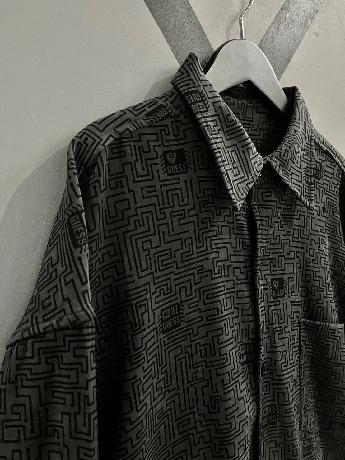 OLD FENDI jeans ZUCCA PATTERN S/S SHIRT