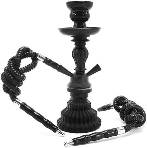 シーシャ本体 小さい 水タバコブラック シーシャ セット2人で同時に