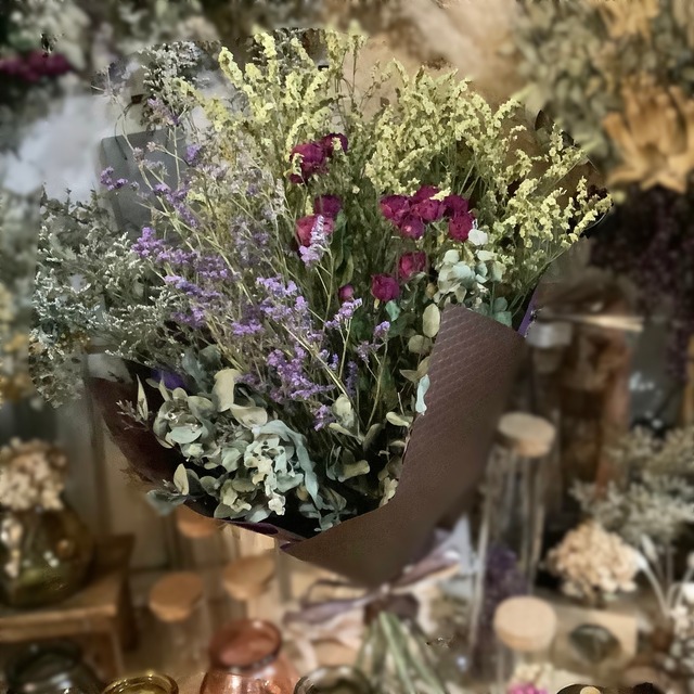 ドライフラワー スワッグ アンティーク 30代女子 フローリスト倖晴