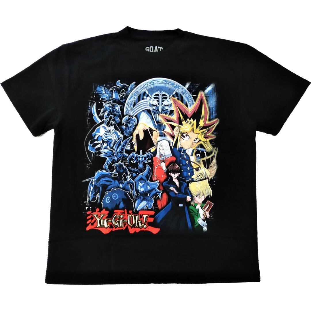 古着 遊戯王 1996 Tシャツ 実寸Mサイズくらい 黒 アニメ 遊☆戯☆王