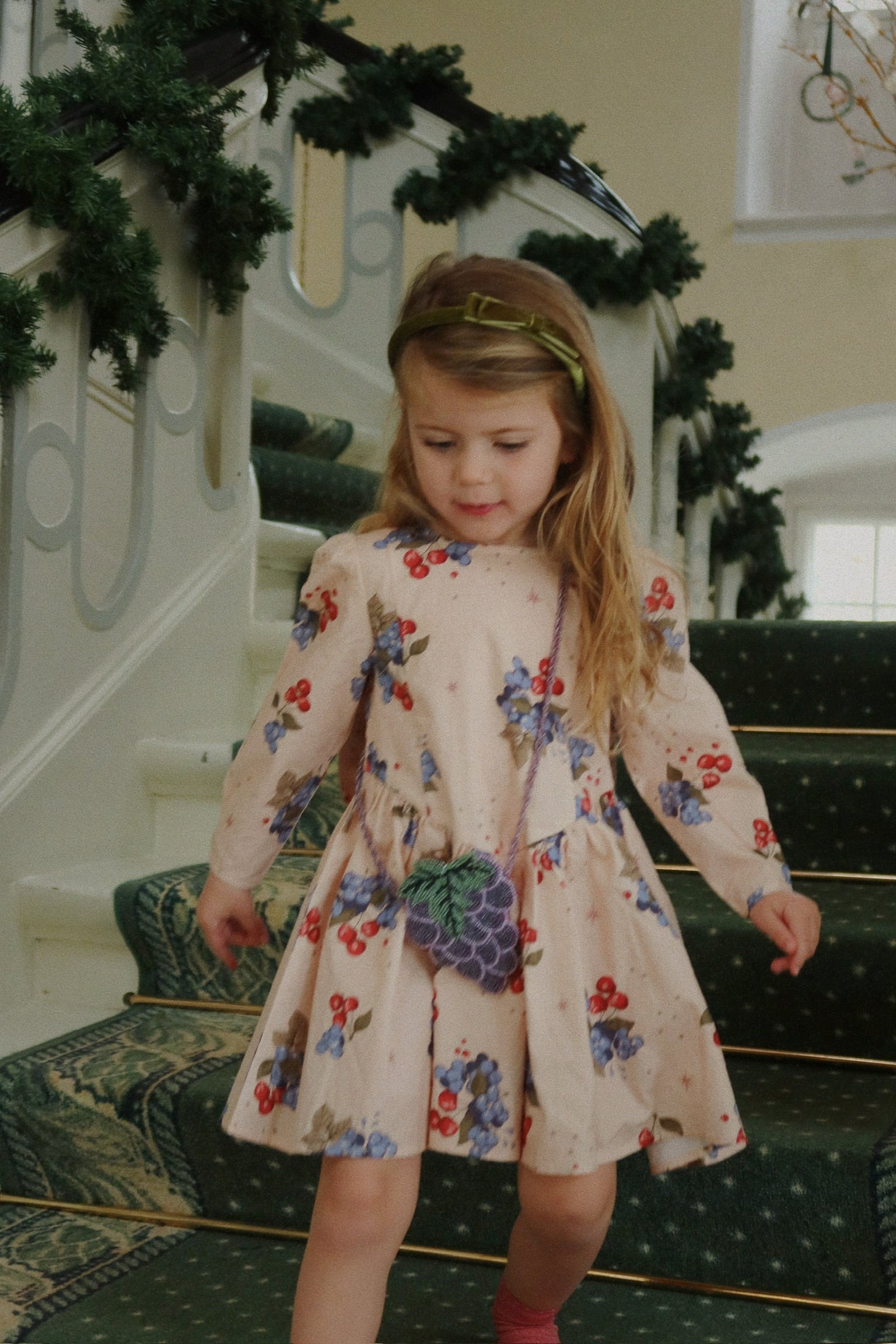 AVI LS BOW DRESS GOTS CREMONA【Konges Sloejd コンゲススロイド