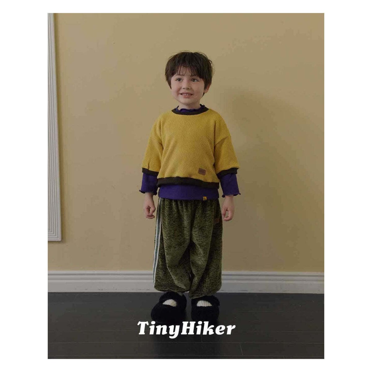 【取寄】Tiny Hiker シルキーテープジョガーパンツ｜冬服｜韓国子供服