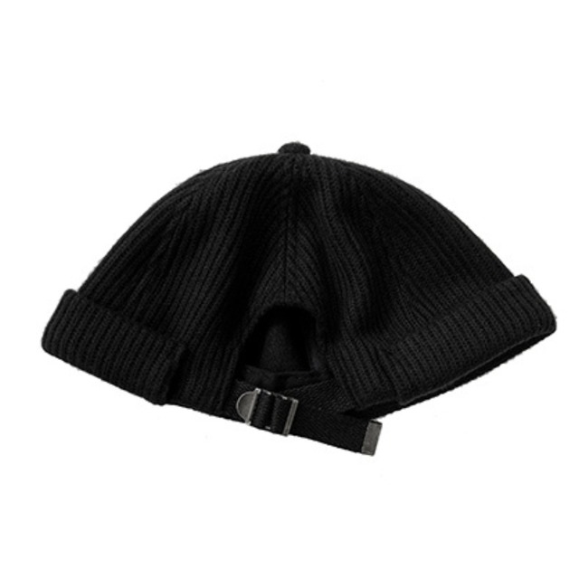 knitted docker cap　ニットドッカ―キャップ　J0563