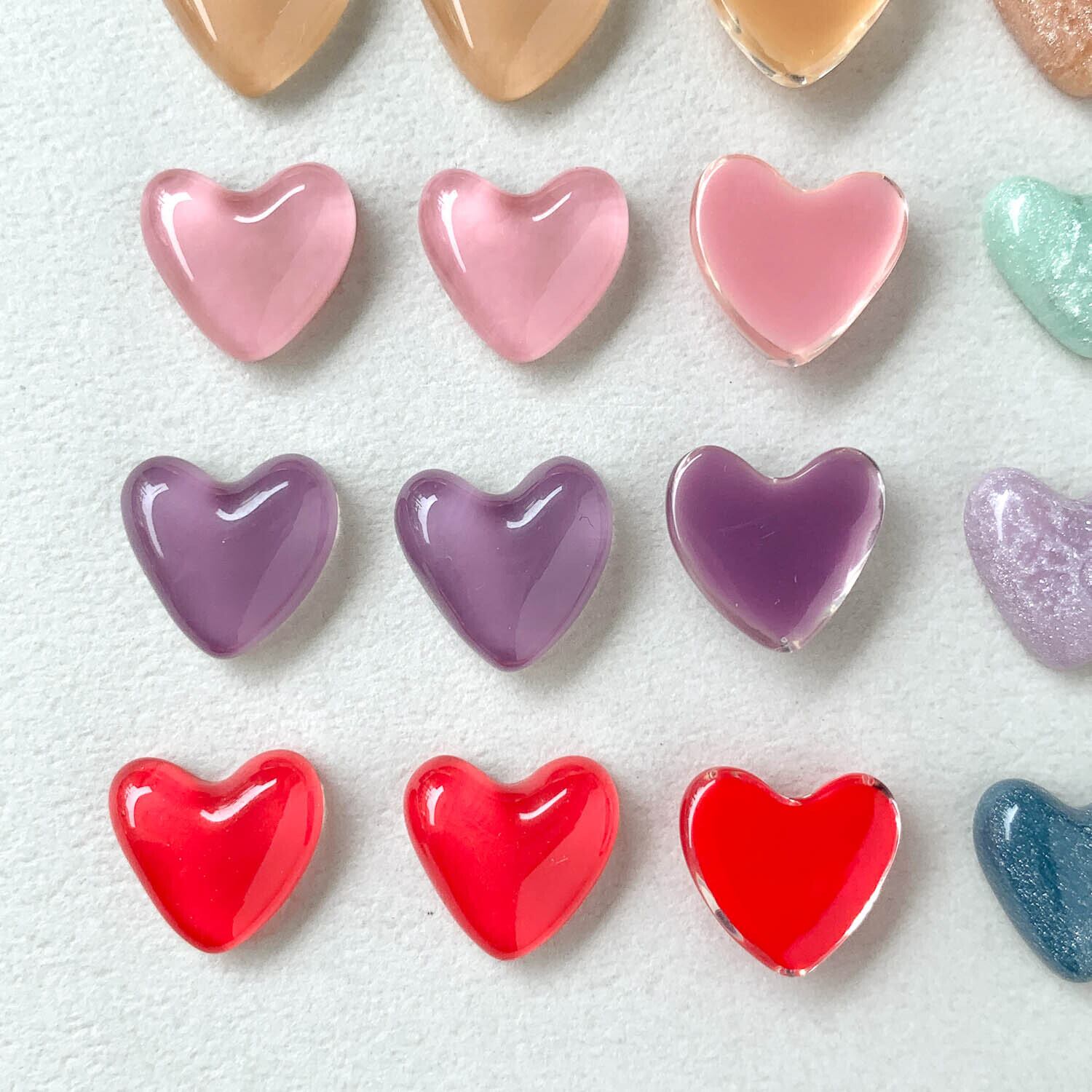 新色入荷〉いびつハートカボションB | Dua-アクセサリーパーツショップ